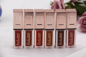 <span class=keywords><strong>Rouge</strong></span> à lèvres mat et hydratant velours imprimé français, gloss à haute pigmentation pour lèvres, liquide imperméable, 5 couleurs - Product Image 2