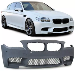 Kit de carrocerí<span class=keywords><strong>a</strong></span> de reacondicionamiento de estiramiento facial automático para BMW 5 Series F10 F18 2010-2017 actualización <span class=keywords><strong>a</strong></span> M5CS G30 estilo delantero + falda de montaje de parachoques trasero - Product Image 4