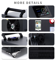Machine de refroidissement par bain de glace OEM 2026 1HP à refroidissement par eau, avec télécommande, compresseur, filtre, pompe, récupération R410A, ozone automatique