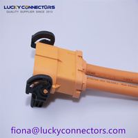Connecteur haute tension 8mm 2pin HVIL prise/prise connecteur de verrouillage droit/à angle droit