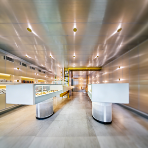 Scaffale espositivo a struttura verticale con linee d'arco, in stile rustico e accogliente, <span class=keywords><strong>per</strong></span> negozio di specialità - Product Image 2