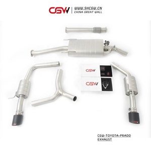 Sistem Knalpot Suku Cadang Mobil Stainless Steel Berkinerja Tinggi untuk Toyota Prado <span class=keywords><strong>2</strong></span>.7L 2015+ - Product Image 5