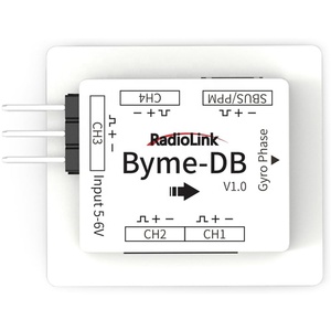 Controlador de Vuelo Radiolink Byme-DB con Giroscopio Integrado para Aviones de Ala Delta, Microaviones de Ala Fija, Aviones de Papel, <span class=keywords><strong>J10</strong></span>, SU27, F22 - Product Image 6