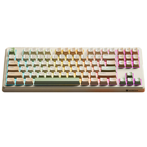 <span class=keywords><strong>Clavier</strong></span> filaire <span class=keywords><strong>K60</strong></span> - 87 touches rétroéclairées arc-en-ciel, touches tricolores pour le bureau, les affaires, la maison et les jeux - Product Image 4