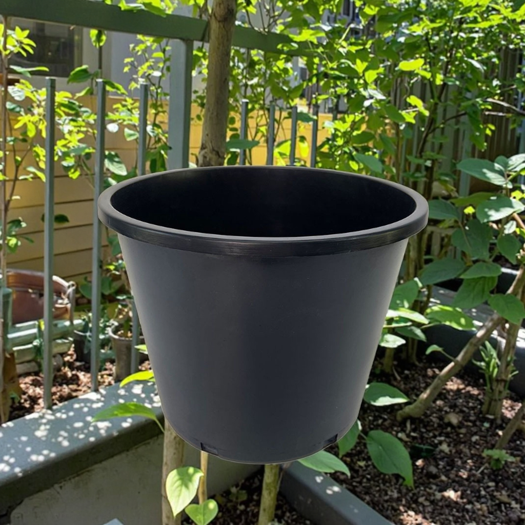 Wholesale 7 Gallon Black Hard Plastic Flower Pot - Durable & Stylish