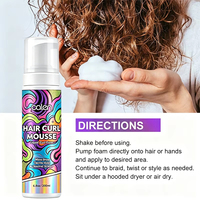 Mousse Coiffante Définissante pour Cheveux Bouclés, Tresses et Dreadlocks, Fixation Forte, 200ml, Marque Privée