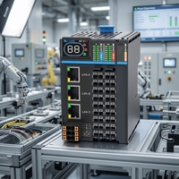 Controlador PLC de Control de Movimiento EtherCAT de 32 Ejes OEM/ODM, Controlador Programable para Línea de Producción Automatizada