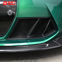 Garniture de ventilation de pare-chocs avant en fibre de carbone sèche style R44 pour BMW G80 G82 M3 M4