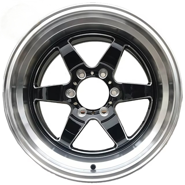High Quality Car Rim Pcd6x139.7 Cast Aluminum Alloy Car Wheels Mags Rims Deep Dish Mag Wheel PCD 6x1397 Rim with Black