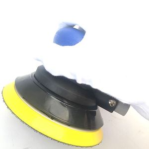 5 Zoll pneumatischer Orbital schleifer Air Palm DA Sander Klett luft betriebener und wirbel freier Vibrations dämpfungs autobody - Product Image 5