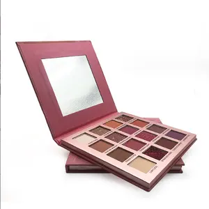 Paleta de sombras de ojos de alta pigmentación, sombra de ojos mate desnuda de la mejor calidad, paleta de sombras de ojos de maquillaje al por mayor