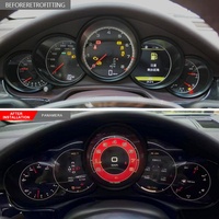 Kit d'écran LCD pour tableau de bord et compteur kilométrique, modification et mise à niveau de la console centrale pour Panamera 970 (2009-2016)
