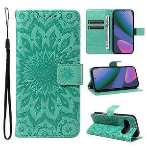 Funda con Estampado de Girasol para Google Pixel 9A/10A/11 Pro/11 Pro XL, Funda Tipo Cartera para Xiaomi 17 - Product Image 1