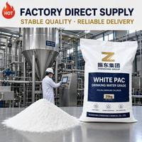 Chlorure de polyaluminium (PAC) 30% qualité eau potable, poudre cristalline blanche