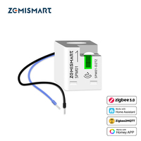 Moniteur d'énergie intelligent monophasé Zemismart Standard Zigbee 3.0, compteur d'énergie électrique en temps réel, compatible avec Home Assistant