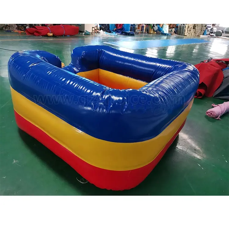 Phổ Biến Kín Nhiều Màu Bóng Pit Inflatable Tuỳ Inflatable Bouncer Với Bóng Pit Bên Trong