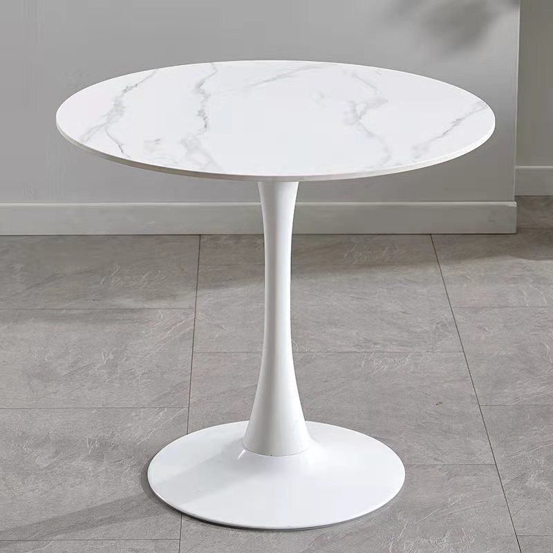 White marble round table (upgraded version)