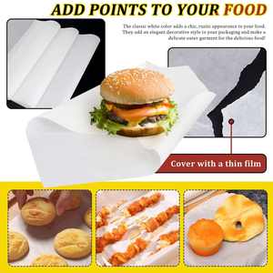 Custom Greaseproof White Baking <b>Paper</b> Sheets Disposable Parchment Liner Silicone Oil Food Wrapping <b>Paper</b> for Bake Packaging - Product Image 3
