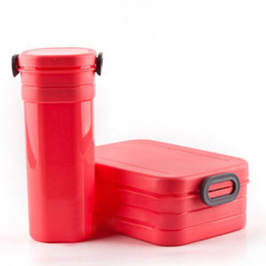 Boîte à lunch Jieyang Lebo 920 ml avec gobelet, ensemble bento pour adultes, boîte à lunch pour 2 sandwichs ou 4 tranches de pain, boîte à lunch avec séparateur - Product Image 4