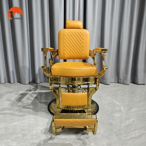 Sillón <span class=keywords><strong>de</strong></span> Peluquería <span class=keywords><strong>de</strong></span> Cuero Amarillo <span class=keywords><strong>de</strong></span> Lujo, Mueble <span class=keywords><strong>de</strong></span> Belleza Resistente, Silla <span class=keywords><strong>de</strong></span> Estilista para Salón <span class=keywords><strong>de</strong></span> Belleza - Product Image 3