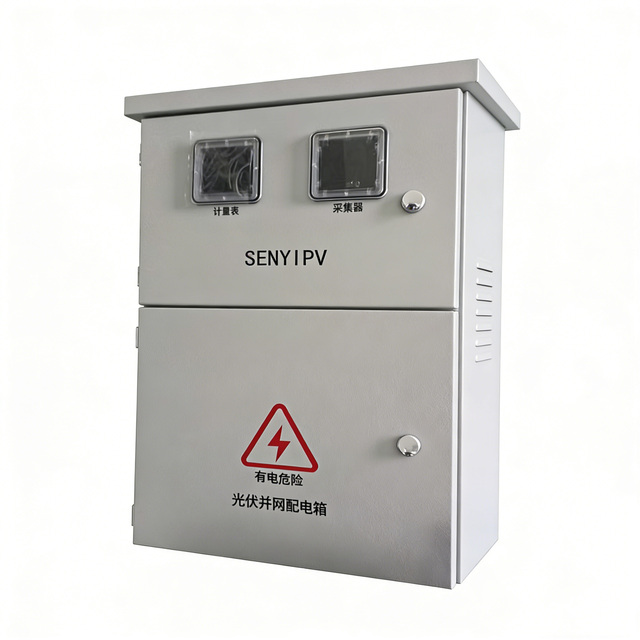 IP65 Three-Phase Distribution Box with 2-Way Input, RCBO, MCB, SPD & Surge Protection