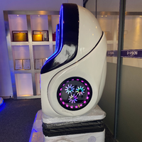 Chaise VR 9D pour parc d'attractions avec lunettes de réalité virtuelle 3D, machine VR œuf 2 places, chaise VR réalité virtuelle 9D