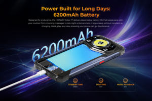 Teléfono Inteligente HOTWAV Cyber 17 de 6.75 Pulgadas, 6+128 GB, Cámara Principal de 48 MP, Linterna para Acampar al Aire Libre, 6200 mAh, Android 16, NFC, Teléfono Resistente Hotwav - Product Image 4