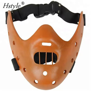 Hstyle 2025 Hot Style Máscara de resina de Halloween MJC021the Silence of Lambs Masquerade Mask Resina Movie Props para adultos Masquerade - Product Image 3