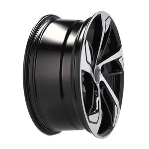 Jantes en alliage 18 pouces 5x112 5x114.3 5 trous noir brillant brosse argent jantes en alliage pour <span class=keywords><strong>Audi</strong></span> Q5 Q7 Q8 A8 A6 A5 A4 S7 S8 <span class=keywords><strong>RS3</strong></span> RS7 - Product Image 3