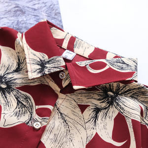 2025 스타일 여성의 새로운 스타일 루즈한 칼라 긴 소매 패션 셔츠 플로럴 프린트 - Product Image 5