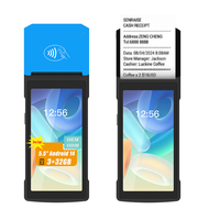Lector de Códigos de Barras 1D/2D Portátil ODM, Compatible con Sistema de Punto de Venta 4G, Dispositivo POS Android 13 Portátil con WIFI de 5.5 Pulgadas