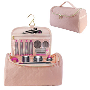 Travel Hair Tool Organizer Bag With Hanging Hook Portable Storage For Dyson Accessories Rectangular Oxford Material - Product Image 1