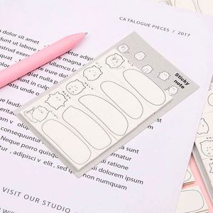 <b>Sticky</b> <b>Notes</b> Set School Supplies Cute Kawaii Self-Adhesive Memo Pads Stationery Creative - Product Image 5