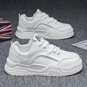 Новые дышащие белые кроссовки для мужчин, модные универсальные спортивные повседневные кеды на резиновой подошве, весенняя мужская обувь - Product Image 3