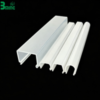Diffuseur linéaire Bming en polycarbonate laiteux pour éclairage encastré à bande LED