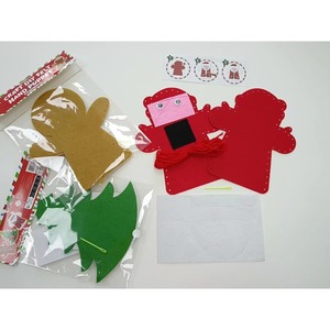 DIY Children's Christmas Tree Decor Set Kids Educational Sewing Weaving Art Craft <b>Felt</b> Needle for Making Your Own Christmas Tree - Product Image 5