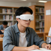 Appareil de soin des yeux, atomisation hydratante, massage électrique par acupression, compresse chaude intelligente, chaleur nano-vapeur, masseur oculaire
