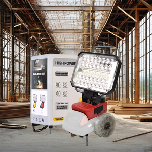 40W Portable <b>LED</b> <b>Workshop</b> Lamp USB Type-C & M18 Charging Rechargeable ABS Body for Portable Work <b>Light</b> - Product Image 4