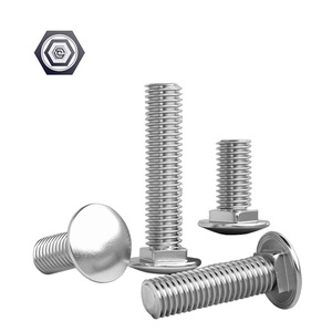 Tùy chỉnh thép không gỉ 18-8 304 khung dài Bumper <span class=keywords><strong>Bolt</strong></span> Bộ dụng cụ vận chuyển bu lông đầy đủ chủ đề khóa máy giặt <span class=keywords><strong>inch</strong></span> Metric - Product Image 3