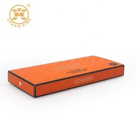 Boîte d'emballage pour portefeuille e-commerce personnalisée CMYK, en carton à rabat, avec attaches, vide, recyclable, OEM, vente en gros