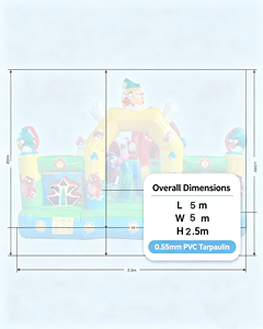 Château Gonflable Commercial à Thème Animalier en PVC, Impression Intégrale, Parcours d'Obstacles, <span class=keywords><strong>Jeu</strong></span> d'Amusement pour Enfants, Vente en Gros Usine, Facile à Installer - Product Image 5