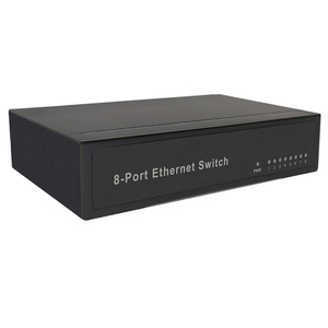 Commutateur réseau 8 ports <span class=keywords><strong>RJ45</strong></span> <span class=keywords><strong>10</strong></span>/100/1000 Mbps à prix d'usine, boîtier métallique, commutateur Ethernet <span class=keywords><strong>de</strong></span> bureau, QoS, capacité 12G, Full-Duplex - Product Image 4
