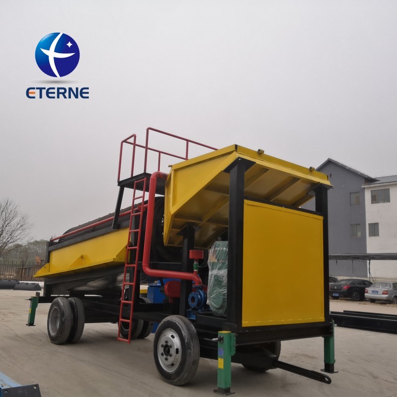 Alluvial Sand Gold Washing Plant Rotary