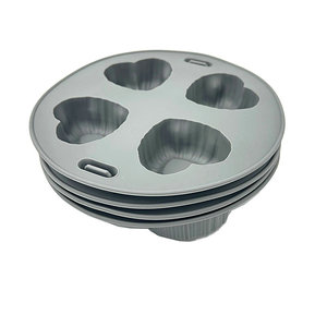 Yuye - Juego <span class=keywords><strong>de</strong></span> 4 Moldes <span class=keywords><strong>de</strong></span> Silicona <span class=keywords><strong>para</strong></span> Postres en Forma <span class=keywords><strong>de</strong></span> Corazón y Rosa, <span class=keywords><strong>para</strong></span> <span class=keywords><strong>Chocolate</strong></span>, Barras <span class=keywords><strong>de</strong></span> Proteína, Aptos <span class=keywords><strong>para</strong></span> Horno, Vaporera y Freidora <span class=keywords><strong>de</strong></span> Aire - Product Image 3