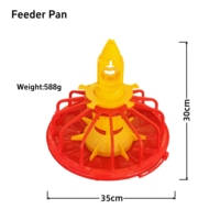 Plateau d'alimentation automatique RS-11 pour poulets de chair, pour système de ligne d'alimentation au sol en poulailler