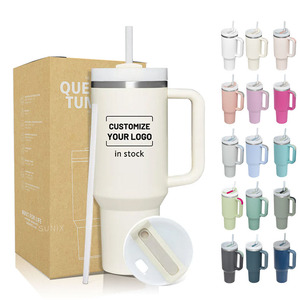 Tazza da Caffè per Esterni <span class=keywords><strong>con</strong></span> Logo Personalizzato, 40 oz, in Acciaio Inox, Tazza da Viaggio Isolata, Regalo di Natale, Tumbler 40oz <span class=keywords><strong>con</strong></span> Manico - Product Image 1