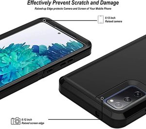 Funda de Clips de alta resistencia para Samsung <span class=keywords><strong>Galaxy</strong></span> A53, A33, A22, <span class=keywords><strong>A72</strong></span>, 5G, S21, FE, protección de cuerpo completo, armadura resistente a prueba de golpes, cubierta de 3 capas - Product Image 3