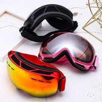 Finewell 3055 logo personnalisé en gros Anti-buée magnétique lunettes de Ski sport Snowboard lunettes neige lunettes de soleil pour hommes femmes