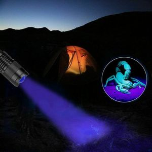 Mạnh mẽ mini tím <span class=keywords><strong>zoomble</strong></span> UV đèn pin uv <span class=keywords><strong>Torch</strong></span> 395nm 365nm UV LED ánh sáng màu đen cho thử nghiệm Ngọc Bích - Product Image 2