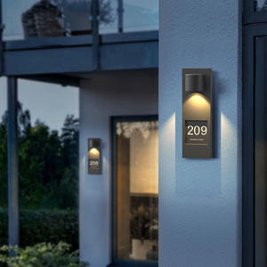 RFQprint וינטג' סִגְנוֹן שלט לוחית דלת מספר חדר חלודה, מערכת שילוט איתור דלתות פעמון במלון, מספרי חדרים אל תפריע - Product Image 5